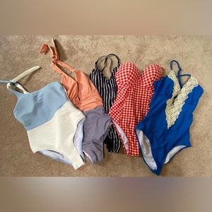 5 Cupshe Swimsuits size M - All for $20